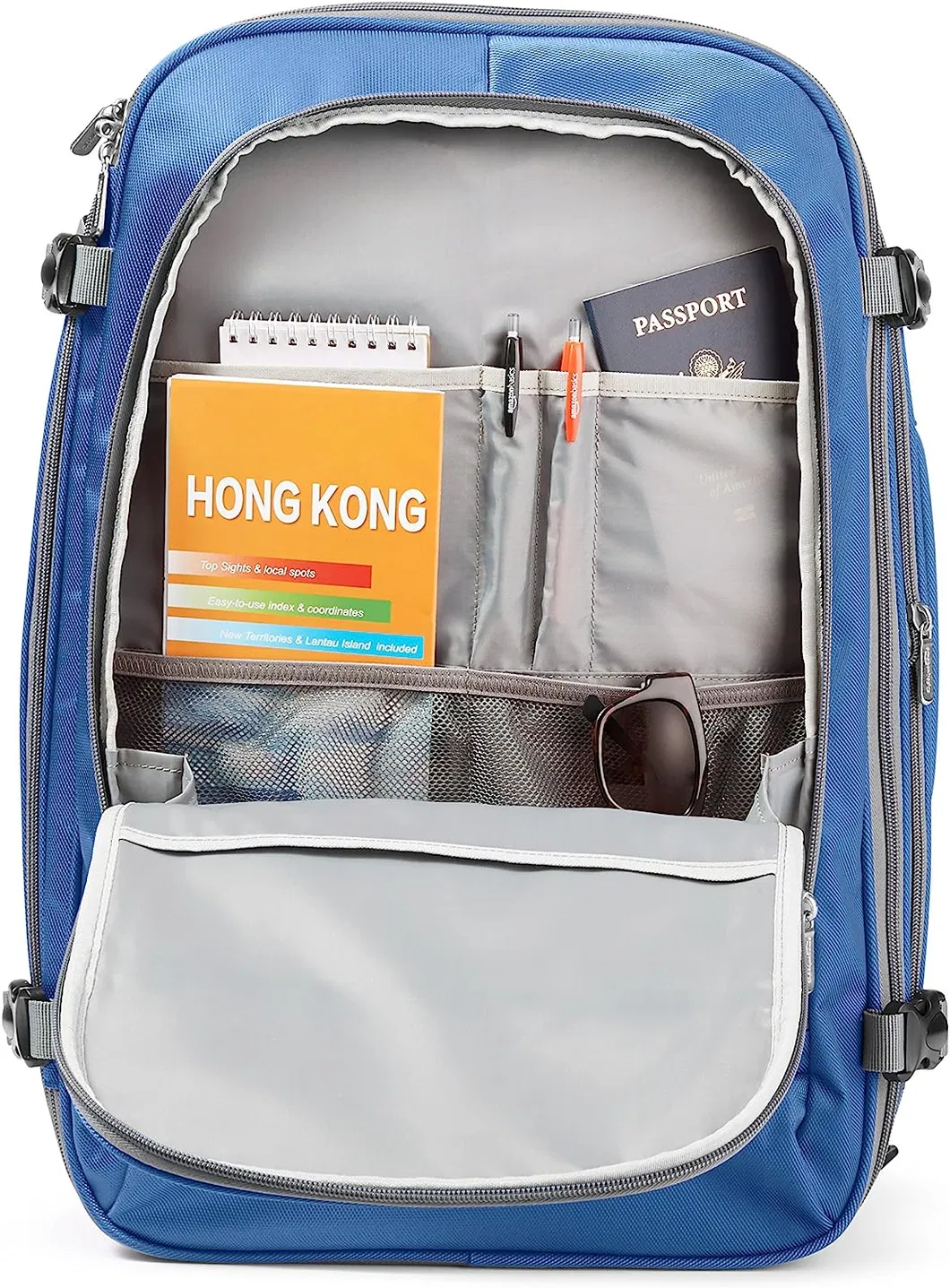Custom High Quality Design Simple Large Capacity Portable Travel Backpack with Internal Zipper Laptop Cover