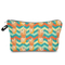 Wholesale Custom Pineapple Print Pencil Pouch Lady Cosmetic Bag with Logo