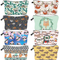 Wholesale Custom Cartoon Sloth Printing Girls Pencil Pouch Polyester Cosmetic Bags