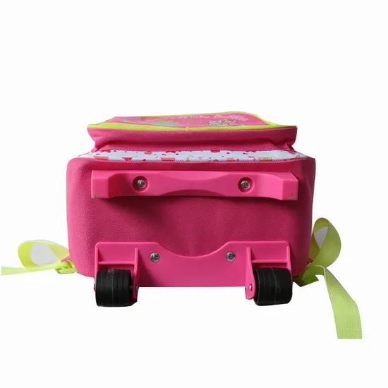 Cute Kids School Bag with Wheels Trolley School Bag
