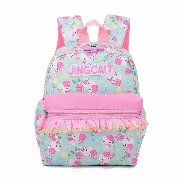 Custom Unicorn Detachable Girls&prime; School Pull Rod Children&prime;s Cartoon Backpack