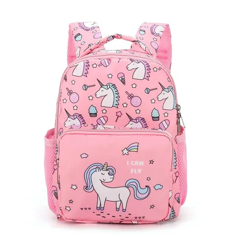 New Cartoon Cute Unicorn Backpack Children Bag Kindergarten Bag Students Backpack