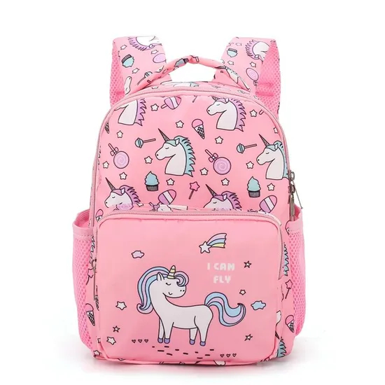 New Cartoon Cute Unicorn Backpack Children Bag Kindergarten Bag Students Backpack