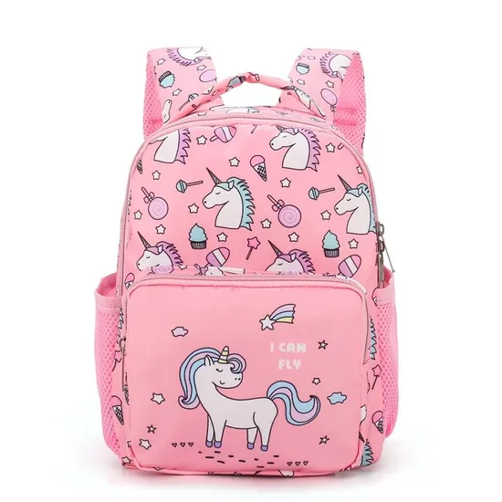 New Cartoon Cute Unicorn Backpack Children Bag Kindergarten Bag Students Backpack