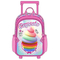 Wholesale 3PCS Customizable Bags with Logo School Girls Backpack Set Student Trolley School Bags Set