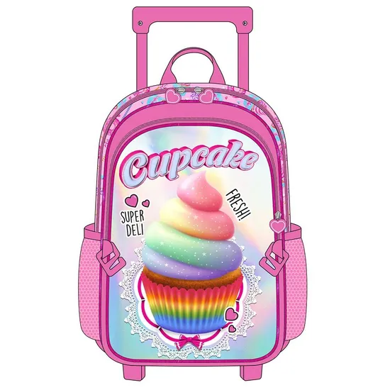 Wholesale 3PCS Customizable Bags with Logo School Girls Backpack Set Student Trolley School Bags Set