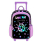 Wholesale 17inch Cartoon Kids Trolley Bag School Wheeled Backpack School Rolling Backpack with Wheels for Girls