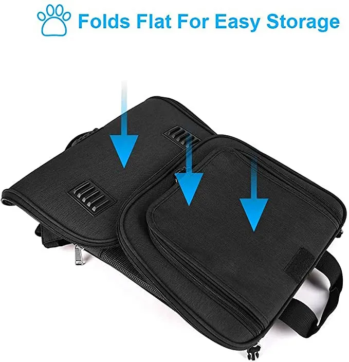 Factory Custom Pet Carrier Backpack Expandable for Cats Dogs Breathable Mesh Cat Backpack