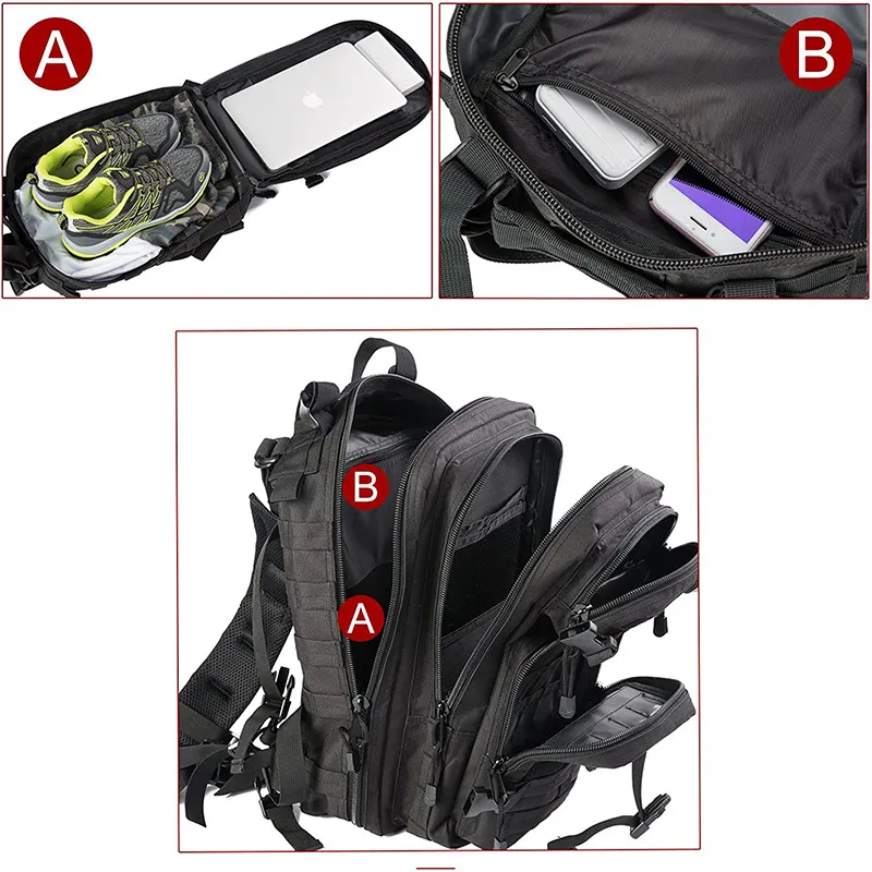 Factory Outdoor Waterproof Oxford Backpack Multifunctional and Large Capacity Tactical Backpacks