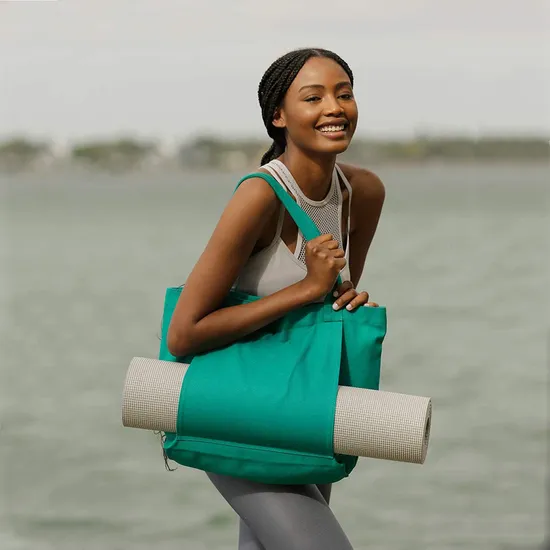 Portable Yoga Mat Storage Bag Outdoor Camping Travel Large Capacity Toiletries Storage Bag