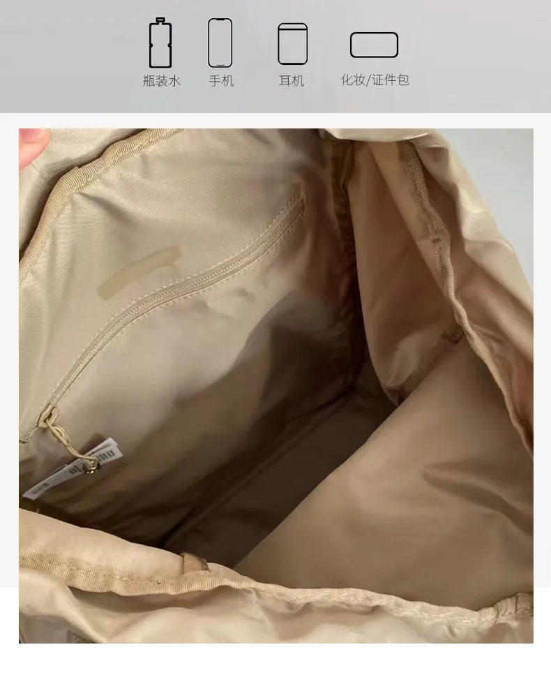 25L Large Backpack for Men and Women with Large Capacity Drawstring Bag Sports and Leisure Travel Bag