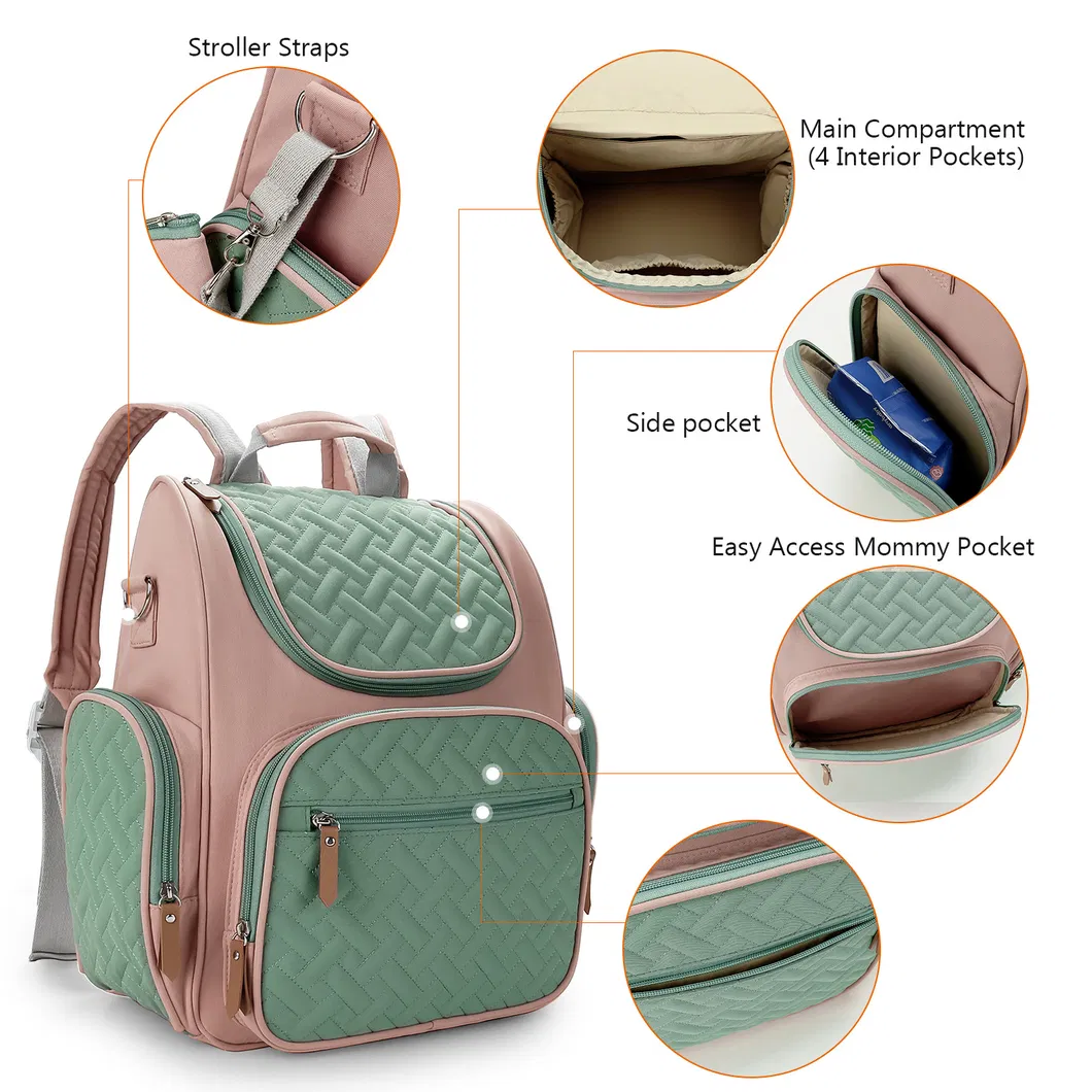 2023 New Mommy Bag Mother Baby Backpack Lightweight Portable Large Capacity Backpack