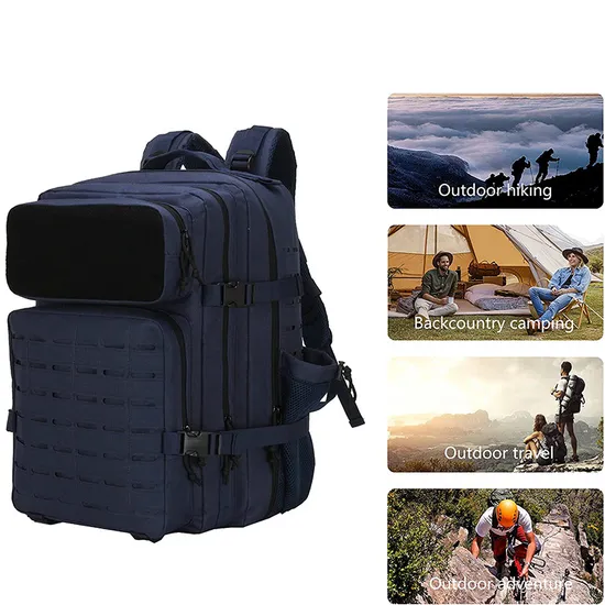 Customized Tactical Backpack Waterproof Oxford Cloth Belt Outdoor Hiking Backpack