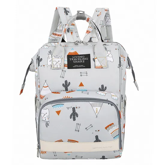 2024 New Mommy Bag for Mothers and Babies Fashion Handheld Large Capacity Diaper Backpack