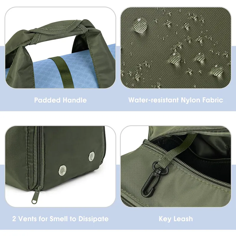Hot Selling Women Waterproof Fitness Bag Gym Yoga Mat Handbag