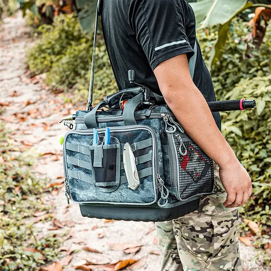 Factory Customized Fishing Gear Large Waterproof Fishing Storage Bag