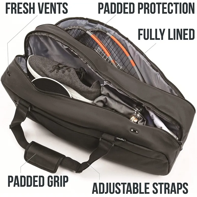 Factory Customized Tennis Basketball Duffel Bag Tennis Racket Tennis Racket Storage Sports Bag