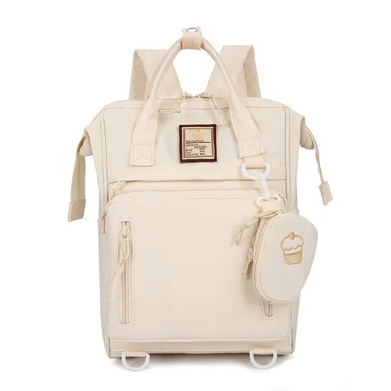 2024 New Waterproof and Wear-Resistant Large Capacity Multifunctional Diaper Shoulder Bag Mommy Backpack