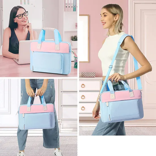 New Fashion Student White Collar Commuting Macaron Color Laptop Bag