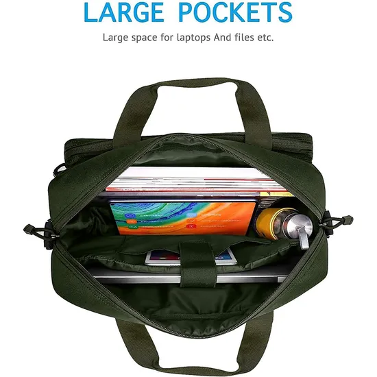 Tactical Laptop Tote Computer Bag 15 Inch Multifunctional Computer Bag