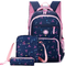 Factory Primary and Secondary School Students Bag Fashion Casual Backpack Three Piece Set