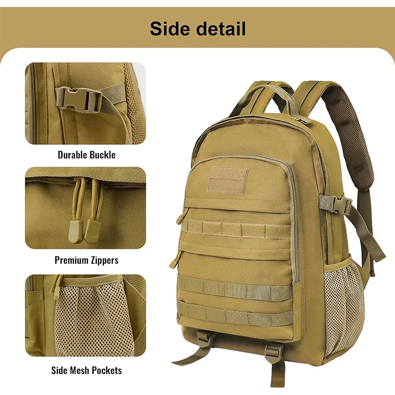 Factory Customized Outdoor Mountaineering Hiking Tactical Backpack