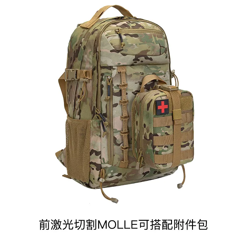 Nylon Camouflage Tactical Waterproof Medical Bag for Outdoor Mountaineering and Camping Large Capacity Medical Backpack