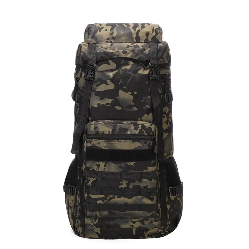 New 70 Liter Camouflage Mountaineering Bag Large Capacity Oxford Cloth Luggage Backpack