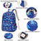 Children′s Backpack Three Piece Set for Elementary School Students Cute Lightweight Backpack