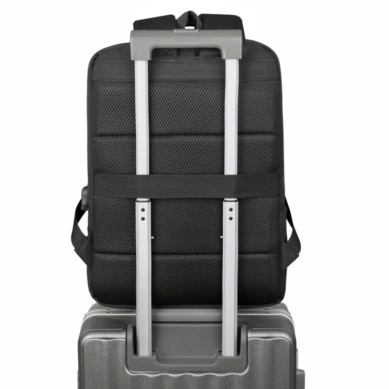 Oxford Cloth 14 Inch Computer Backpack with USB Charging Port Business Backpack