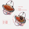 Mommy Bag Fashionable Diaper Backpack Shoulder Lightweight Crossbody Bag