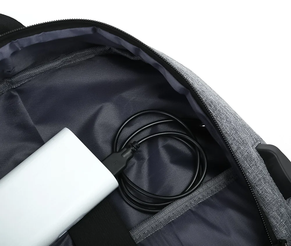 Oxford Cloth Basketball Backpack USB Charging Port Splash Proof 15.6-Inch Computer Backpack
