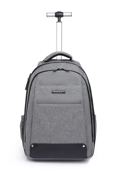 New Rolling Wheels School Backpack Water Resistant Carry on Student Trolley Backpack Bags Travel Backpack Laptop Backpack