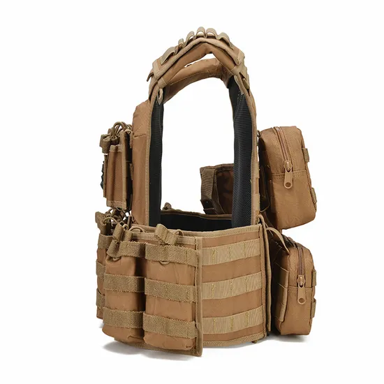 Molle Tactical Vest Multi Functional Lightweight Vest Set for Training Clothing Security Protection Vest