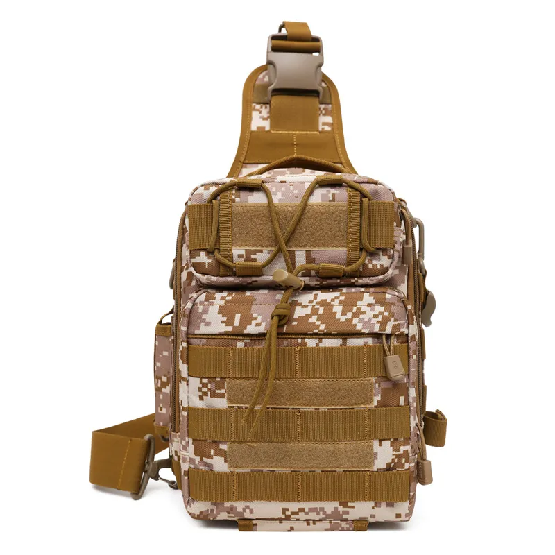 Outdoor Camouflage Shoulder Bag Cycling Chest Bag Multifunctional Cross Bag