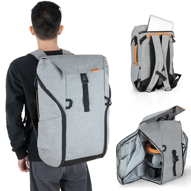 Factory Customized SLR Backpack Professional Shoulder Photography Camera Bag