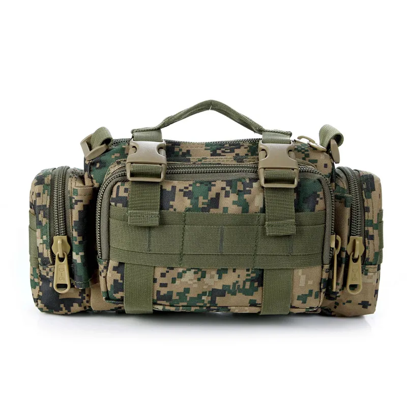 Single Shoulder Camouflage Crossbody Bag Waist Bag Handbag External Hanging Combination Bag