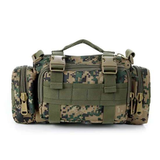 Single Shoulder Camouflage Crossbody Bag Waist Bag Handbag External Hanging Combination Bag