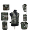 Tactical Vest Clip Bag 7-Piece Set Camouflage Combat Carrying Gear Customizable Vest