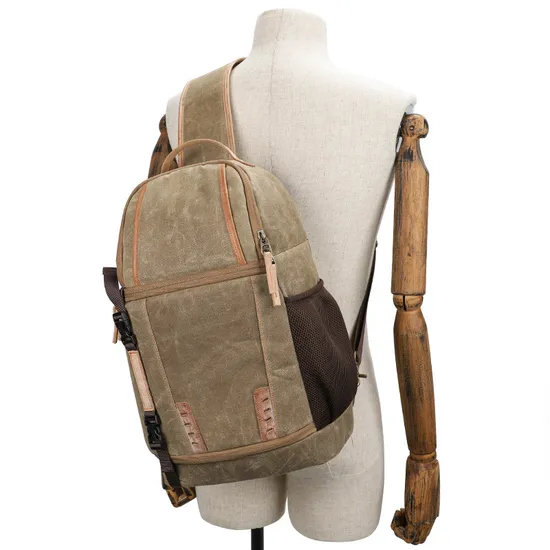 Outdoor Photography Canvas Wear-Resistant Leisure Camera Bag Single Shoulder Chest Bag