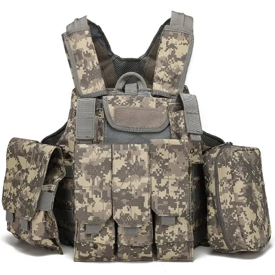 Camouflage Tactical Black Eagle Protective Vest Training Equipment Vest Set