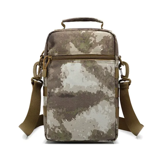 Men′s Shoulder Bag Waterproof and Wear-Resistant Outdoor Sports Cross Bag Molle Tactical Camouflage Shoulder Bag