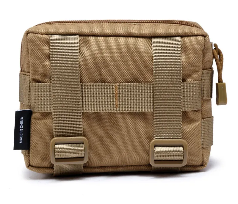 600d Outdoor EDC Toolkit Molle Camouflage Waist Bag Multifunctional Phone Bag