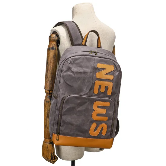 Men Backpack Multifunctional Large Capacity Casual Backpack Retro Canvas Backpack