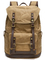 Retro Oil Wax Canvas Backpack Outdoor Waterproof Large Capacity Mountaineering Travel Multi Functional Backpack