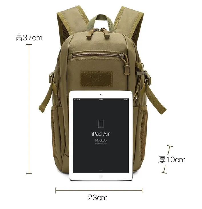 Manufacturer Sales 20L Outdoor Mountaineering Tactical Charging Bag Travel Backpack
