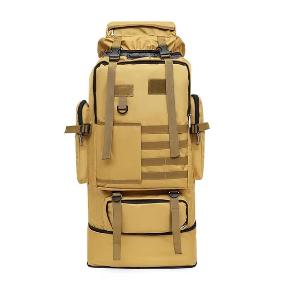 100L Ultra Large Capacity Backpack Outdoor Mountaineering Travel Luggage Camouflage Backpack