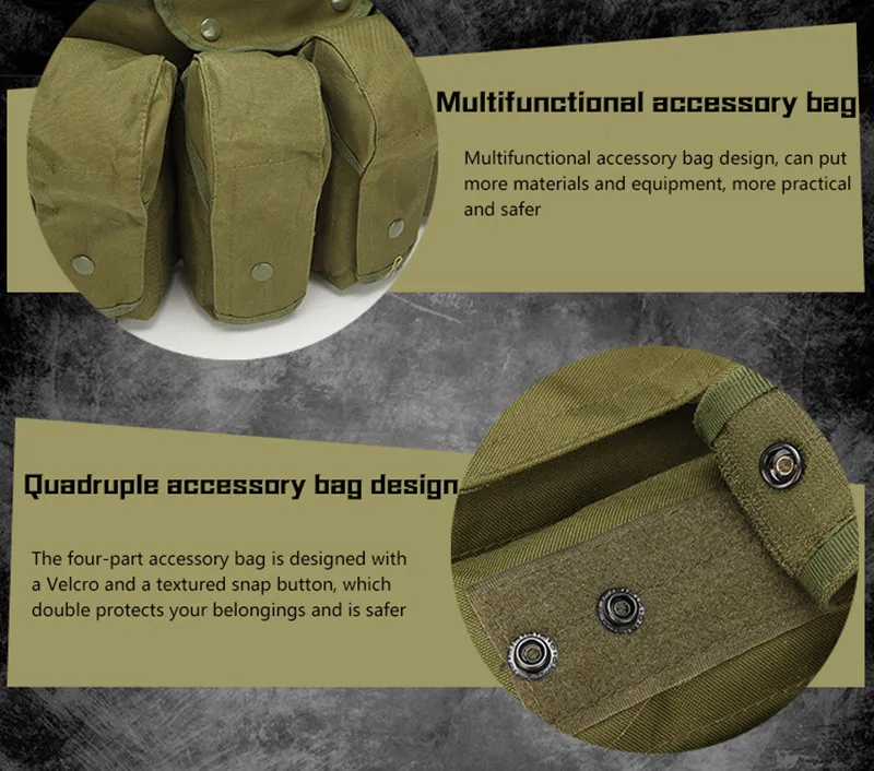 Tactical Ak 600d Oxford Cloth Vest Durable Shooting Game Expansion Equipment Outdoor Training Vest