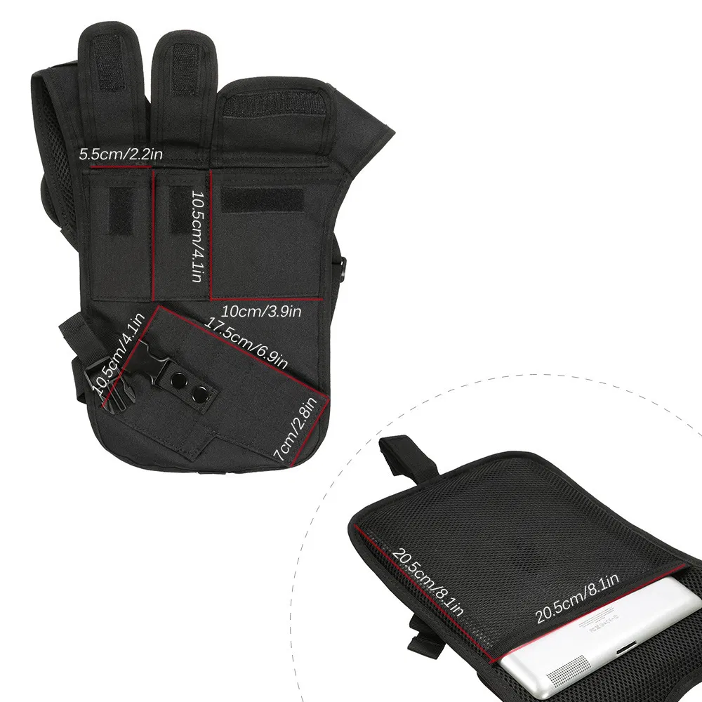 Tactical Shoulder Invisible Shoulder Bag Hidden Underarm Gun Case Bag
