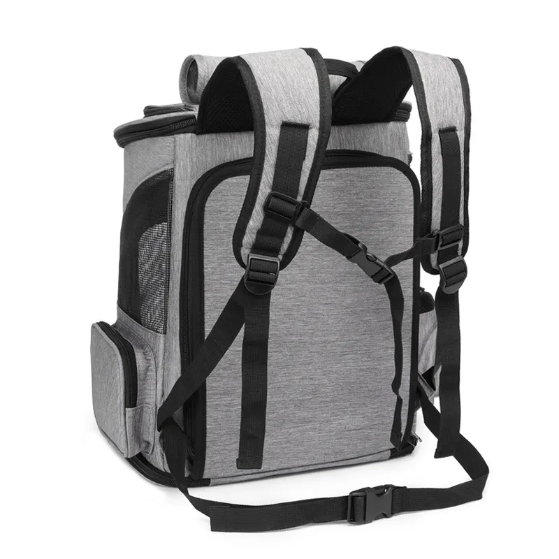 Custom Logo Pet Bag Carrier Foldable Carrying Portable Mesh Carrier Pet Bag Backpack